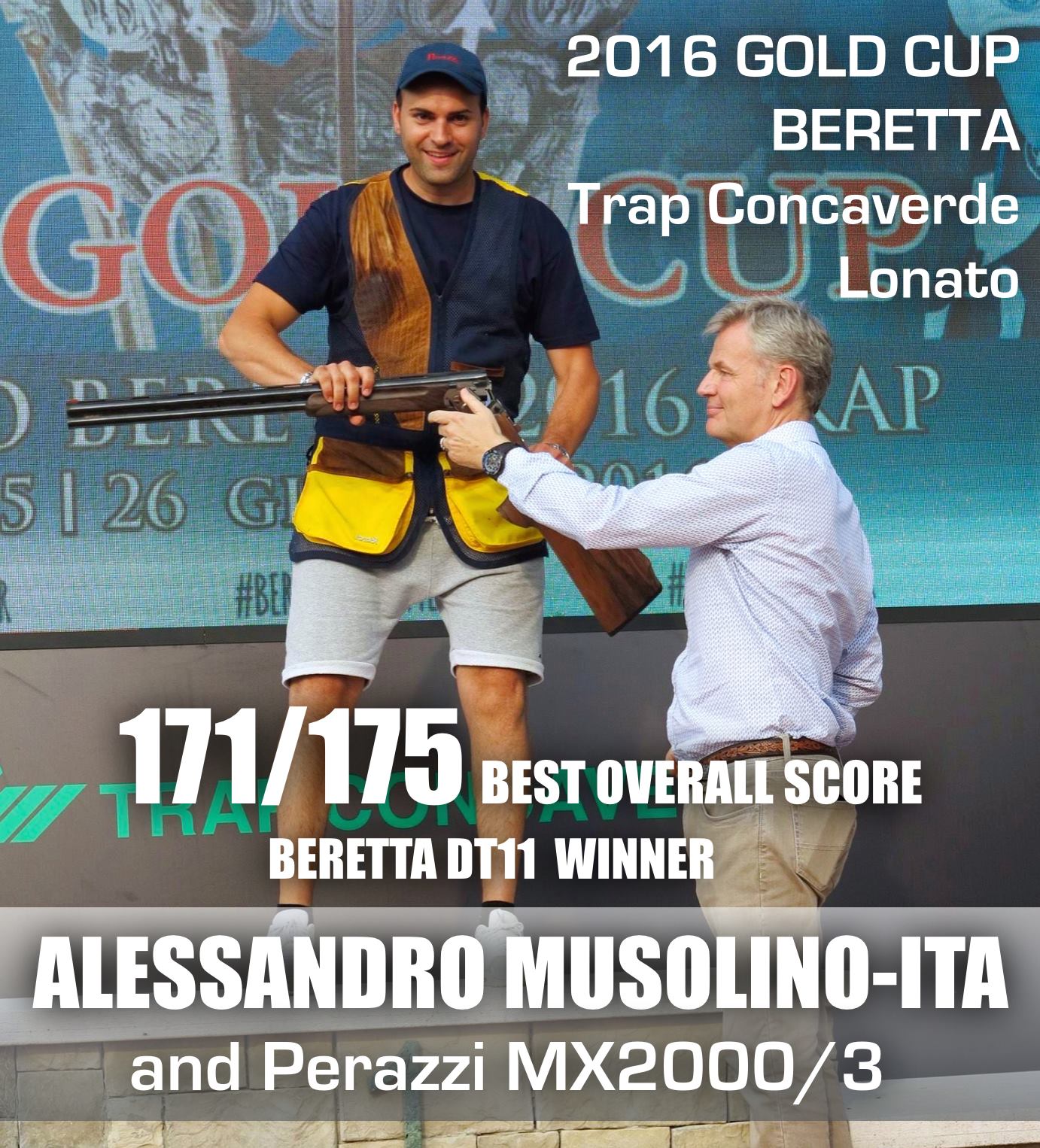Alessandro Musolino Gold Cup Beretta 2016